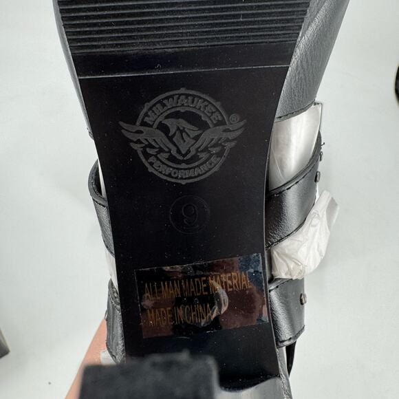 Nwt Milwaukee Leather MBL9452 Women's Black Stiletto Heeled Fashion Casual heels - Picture 2 of 5